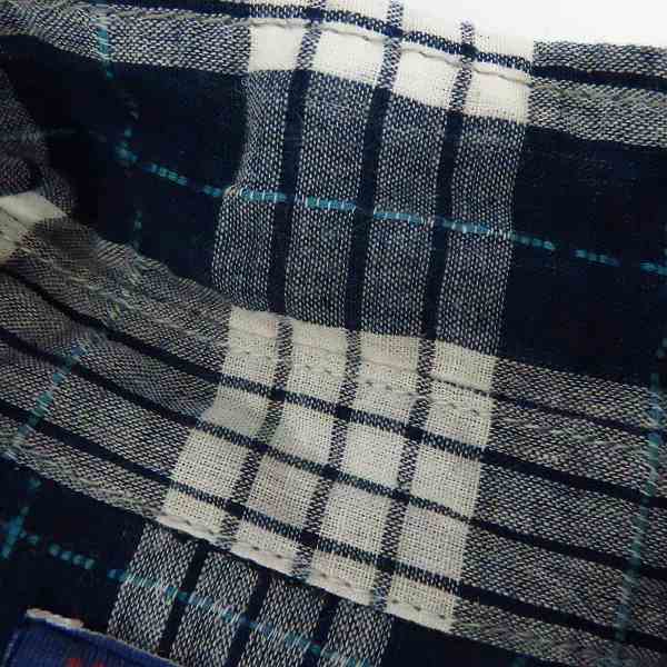実際に弊社で買取させて頂いたBLUE BLUE/ブルーブルー GAIJIN MADE/ガイジンメイド チェックL/Sシャツ/S/M/2点セットの画像 4枚目