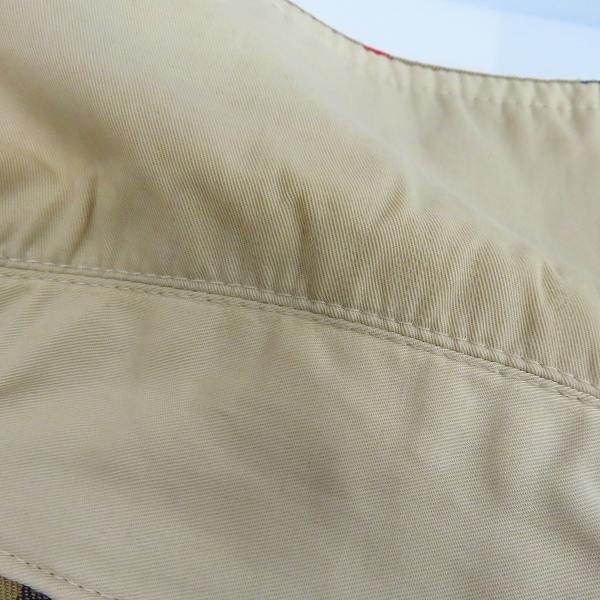 実際に弊社で買取させて頂いたBURBERRY LONDON/バーバリーロンドン ステンカラー ジップジャケット/Lの画像 5枚目