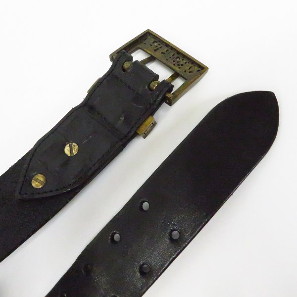 実際に弊社で買取させて頂いたDEAL DESIGN/ディールデザイン ゴールドバックル レザーベルトの画像 2枚目