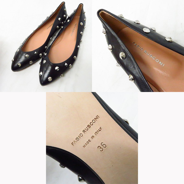 実際に弊社で買取させて頂いたジミーチュウ/ドルチェ&ガッバーナ/ファビオルスコーニ パンプス/フラットシューズ 36、36.5/3点セットの画像 1枚目