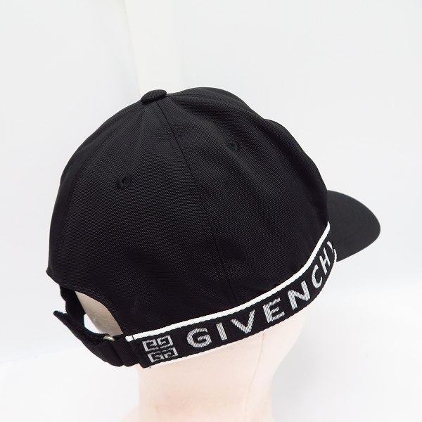 実際に弊社で買取させて頂いたGIVENCHY/ジバンシィ テープロゴ パネルキャップの画像 2枚目