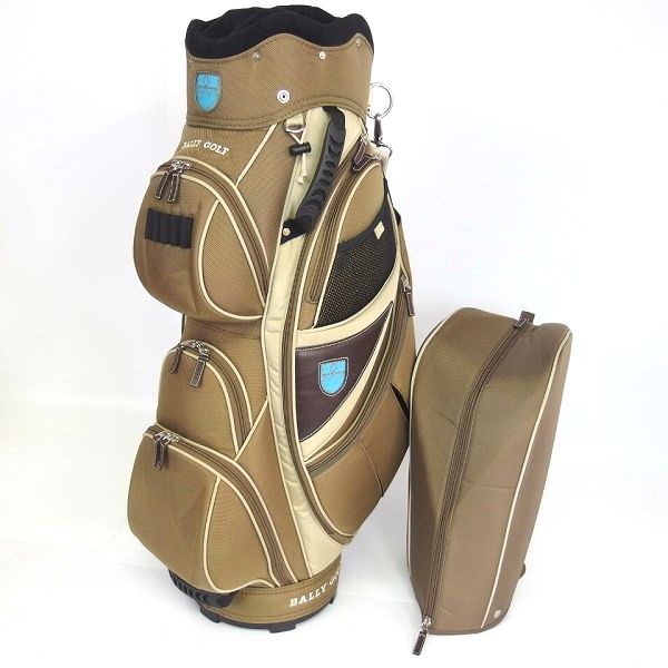 実際に弊社で買取させて頂いたBALLY GOLF/バリー ゴルフ 14分割キャディバッグ ブラウン系の画像 1枚目