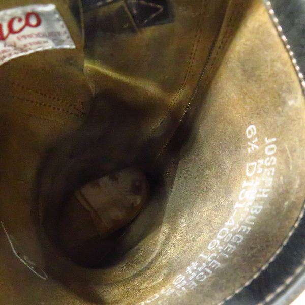 実際に弊社で買取させて頂いたBUCO/ブコ リアルマッコイズ エンジニアブーツ 131-4061#9900/6.5Dの画像 5枚目