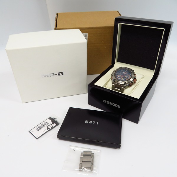 実際に弊社で買取させて頂いた【ジャンク】G-SHOCK/Gショック MR-G GPSハイブリッド電波ソーラー MRG-G1000DC-1AJRの画像 6枚目