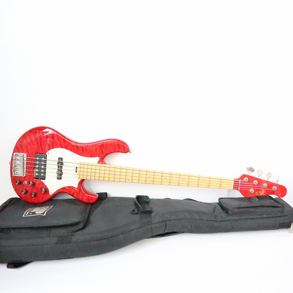 実際に弊社で買取させて頂いた★ESP/イーエスピー Bardic バーディック L’Arc～en～Ciel tetsuyaモデル 5弦 エレキベース 動作確認済み