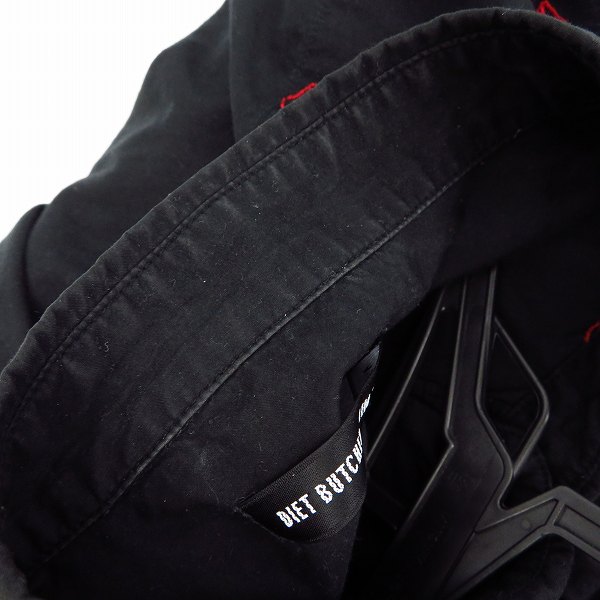 実際に弊社で買取させて頂いたDIET BUTCHER SLIM SKIN/ダイエットブッチャースリムスキン Lip  dolman sleeve shirt/ドルマンシャツの画像 4枚目