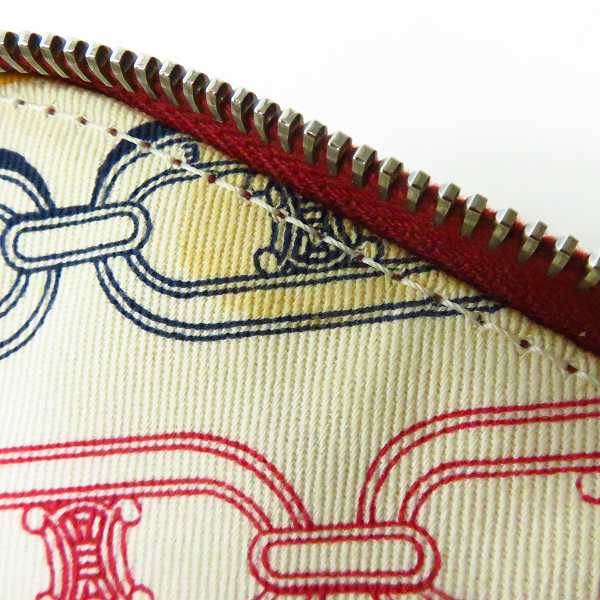 実際に弊社で買取させて頂いたCELINE/セリーヌ ブラゾン ロゴプレート エナメルポーチの画像 4枚目