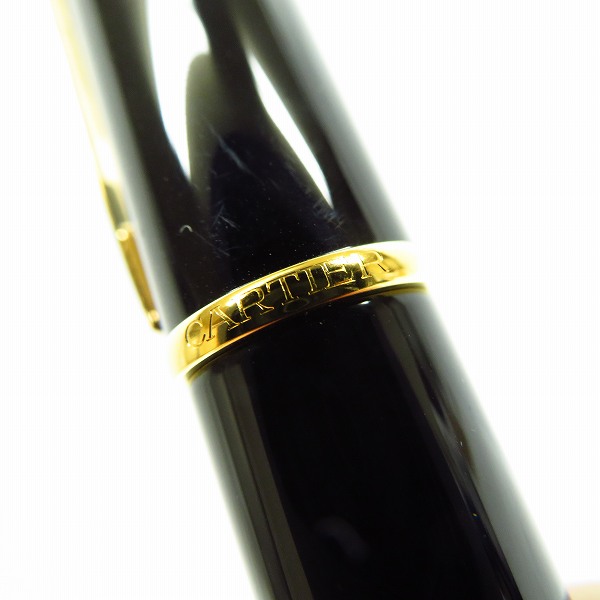 実際に弊社で買取させて頂いたCartier/カルティエ DIABOLO/ディアボロ ブラックコンポジット ボールペン 100045の画像 3枚目