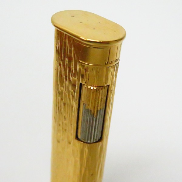 実際に弊社で買取させて頂いたdunhill/ダンヒル サイドローラーガスライター ゴールドの画像 4枚目