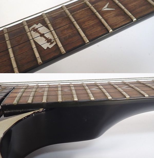 実際に弊社で買取させて頂いた★【難あり】Dean/ディーン DIME Razorback 変形エレキギターの画像 4枚目