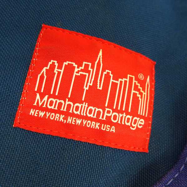 実際に弊社で買取させて頂いたManhattan Portage×BEAMS/マンハッタンポーテージ×ビームス メッセンジャー ショルダーバッグ ネイビーの画像 6枚目