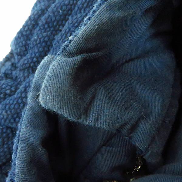 実際に弊社で買取させて頂いたBLUE BLUE/ブルーブルー 藍染め中綿ベスト/3の画像 5枚目