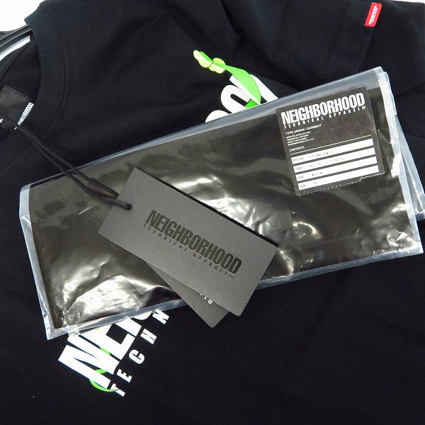 実際に弊社で買取させて頂いた【未使用】KAWS×NEIGHBORHOOD/カウズ×ネイバーフッド×オリジナルフェイク 4周年記念 URBAN/GARMENT 101PCKWN-STM01S 黒/Mの画像 7枚目