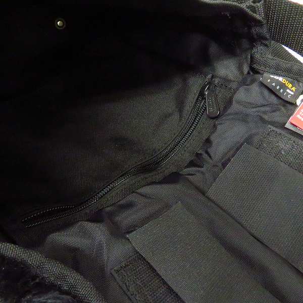 実際に弊社で買取させて頂いたManhattan Portage/マンハッタンポーテージ 黒ファー鋲打ち メッセンジャーバッグ の画像 3枚目
