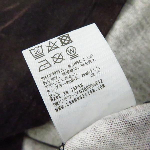 実際に弊社で買取させて頂いたLAD MUSICIAN/ラッドミュージシャン SUPER BIG T-SHIRT/スーパービッグTシャツ ボルドー系/2117-720の画像 4枚目