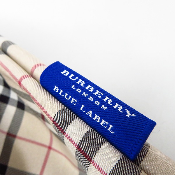 実際に弊社で買取させて頂いた【未使用】BURBERRY BLUE LABEL/バーバリーブルーレーベル トートバッグ ナイロン ハンドルレザー/ZA401-400-43の画像 4枚目