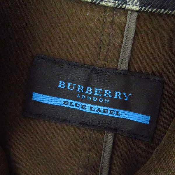 実際に弊社で買取させて頂いたBURBERRY BLUE LABEL/バーバリーブルーレーベル　Pコートジャケット/Mの画像 2枚目