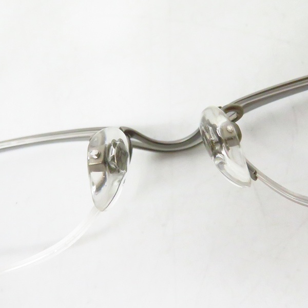 実際に弊社で買取させて頂いた9999/フォーナインズ Titanium/チタン 度入り 眼鏡 メガネフレーム S-100Tの画像 2枚目