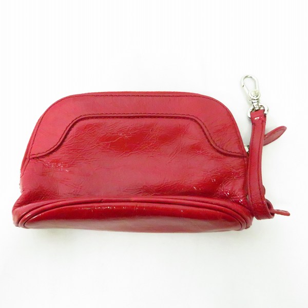 実際に弊社で買取させて頂いたCELINE/セリーヌ ブラゾン ロゴプレート エナメルポーチの画像 1枚目