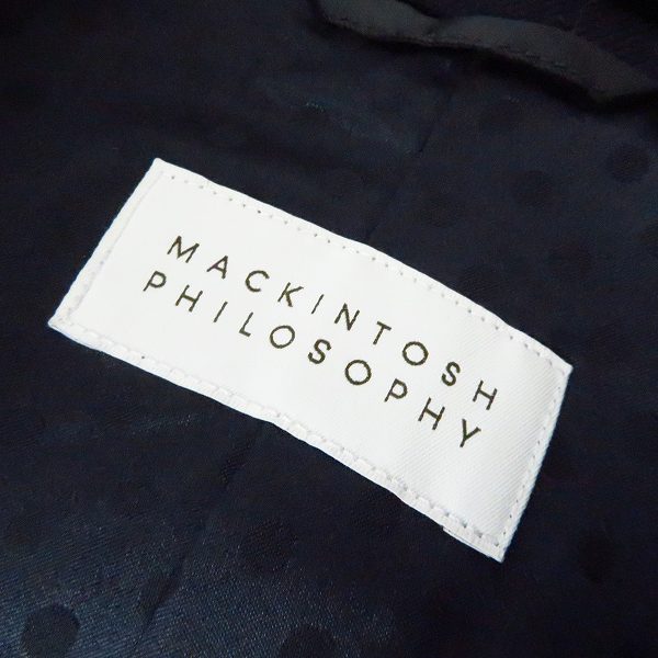 実際に弊社で買取させて頂いたMACKINTOSH PHILOSOPHY/マッキントッシュフィロソフィー テーラードジャケット H1E35-644-29/38の画像 2枚目