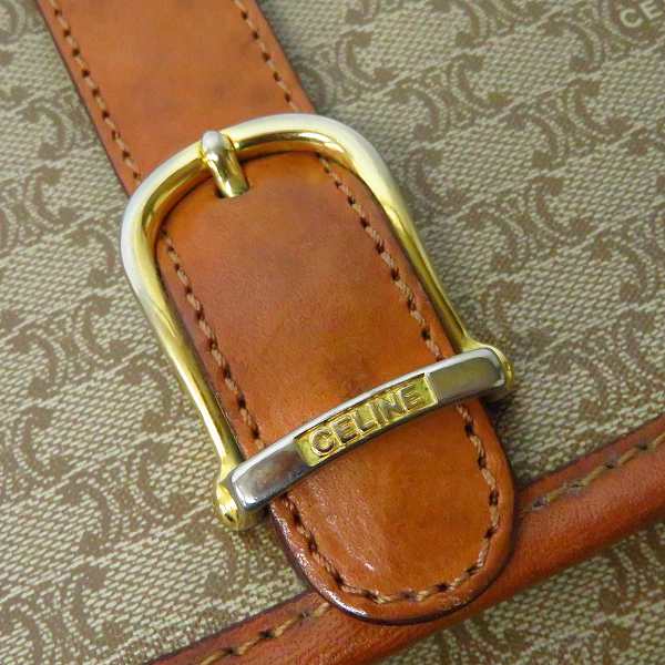 実際に弊社で買取させて頂いたCELINE/セリーヌ ヴィンテージ マカダム柄 ショルダーバッグの画像 6枚目