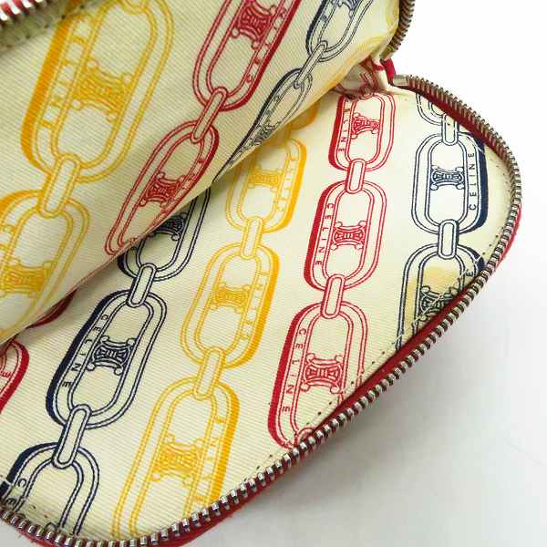 実際に弊社で買取させて頂いたCELINE/セリーヌ ブラゾン ロゴプレート エナメルポーチの画像 3枚目