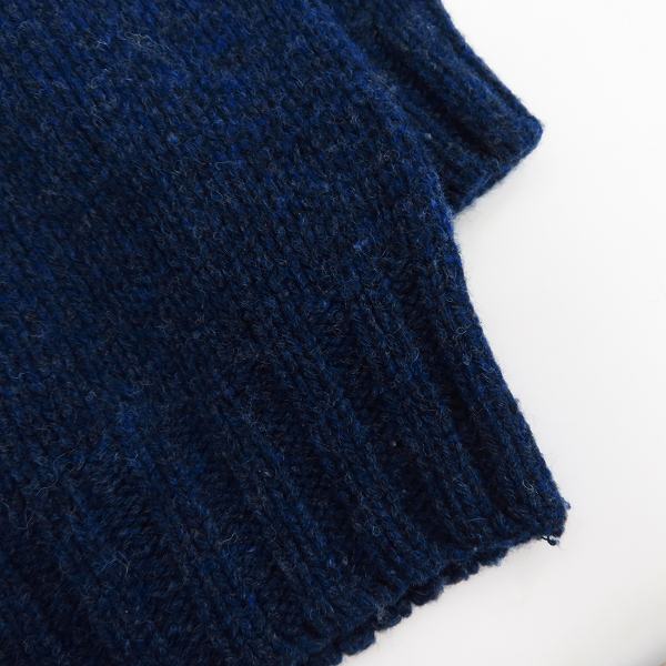 実際に弊社で買取させて頂いたHarley of Scotland×Blue Blue/ハーレーオブスコットランド×ブルーブルー ウールニット/40の画像 4枚目