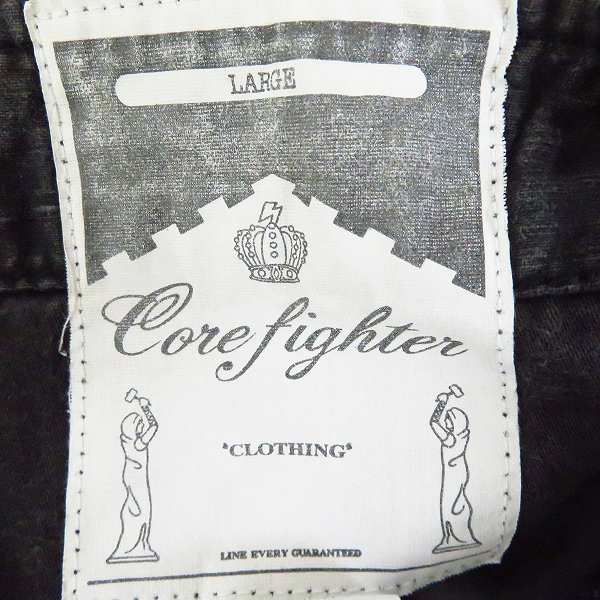 実際に弊社で買取させて頂いたCOREFIGHTER/コアファイター コットン ハーフパンツ/Lの画像 3枚目
