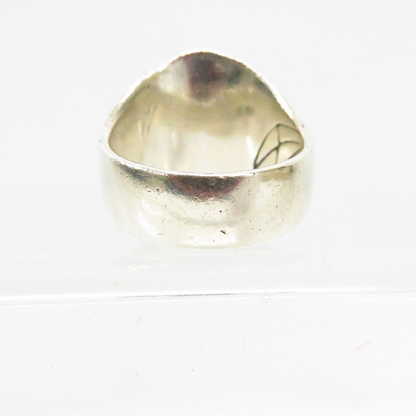 実際に弊社で買取させて頂いたCRAZY PIG/クレイジーピッグ CRYSTAL SKULL/クリスタル スカル リング 20号の画像 2枚目