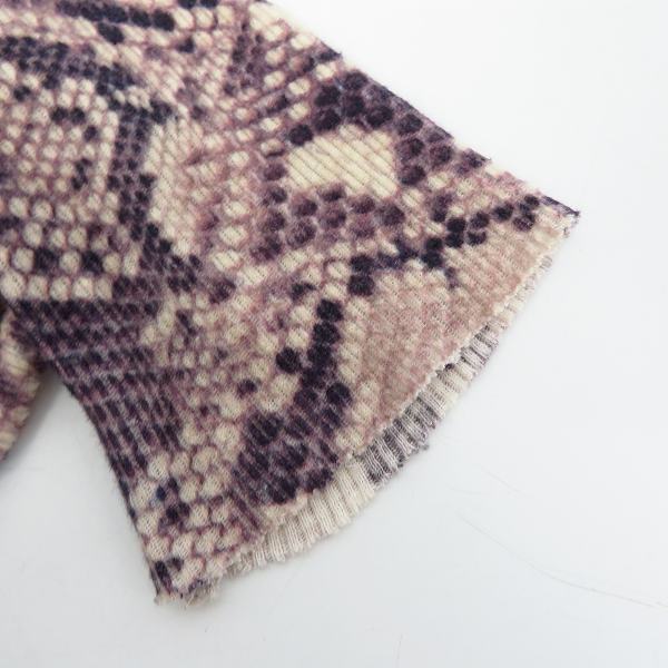 実際に弊社で買取させて頂いたIF SIX WAS NINE/イフシックスワズナイン  パイソン柄 カットソー 9801GY/1の画像 6枚目