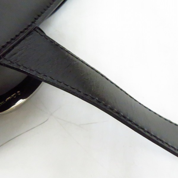 実際に弊社で買取させて頂いたCartier/カルティエ パンテール レザー ワンショルダーバッグ ブラック/黒の画像 6枚目