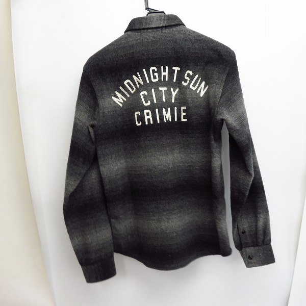 実際に弊社で買取させて頂いたCrimie/クライミー  チェーンステッチ ウールシャツ/Mの画像 1枚目