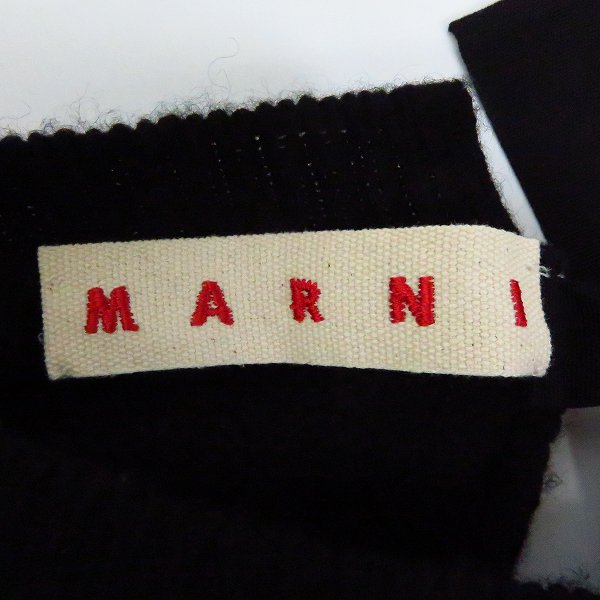 実際に弊社で買取させて頂いたMARNI/マルニ カシミヤ 100% カラー切替カーディガン/38の画像 2枚目