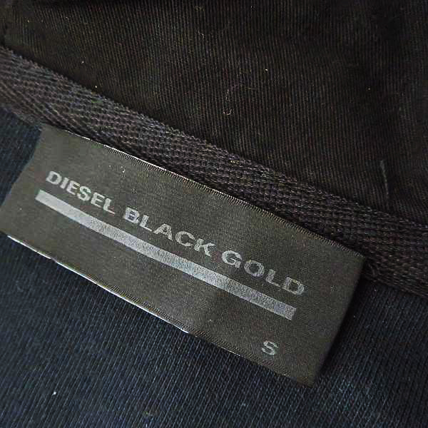 実際に弊社で買取させて頂いたDIESEL BLACK GOLD/ディーゼルブラックゴールド スウェット ジップ パーカー/Sの画像 2枚目