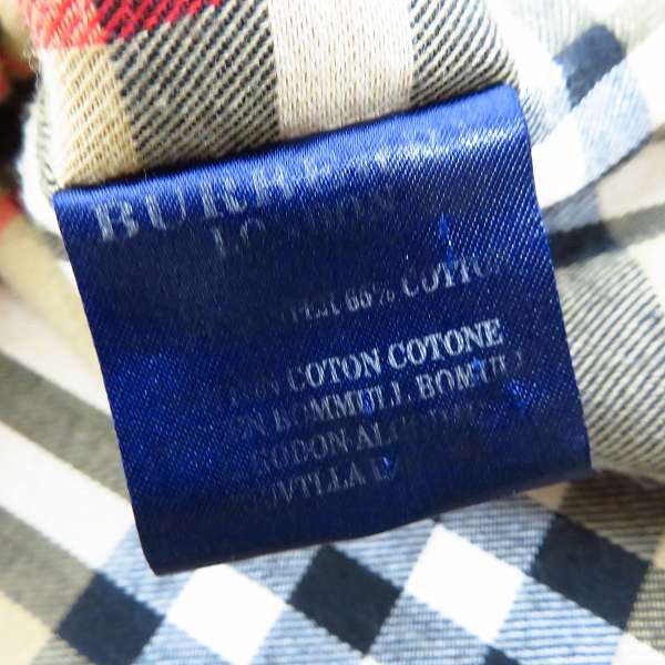 実際に弊社で買取させて頂いたBURBERRY LONDON/バーバリーロンドン ステンカラー ジップジャケット/Lの画像 3枚目