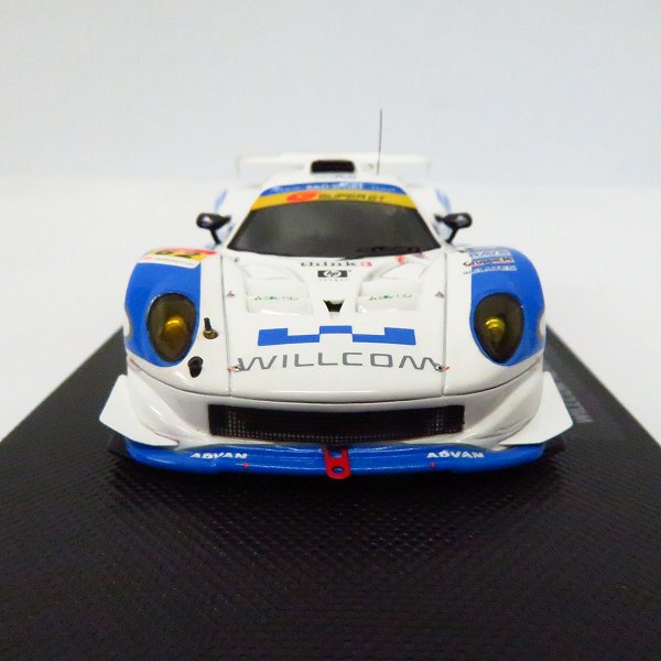 実際に弊社で買取させて頂いたEBBRO/エブロ 1/43スケール WILLCOM ADVAN VEMAC408R Super  GT07 No.62/ミニカーの画像 2枚目
