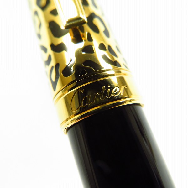 実際に弊社で買取させて頂いたCartier/カルティエ パンテール パンサー ボールペン ブラック×ゴールドの画像 3枚目