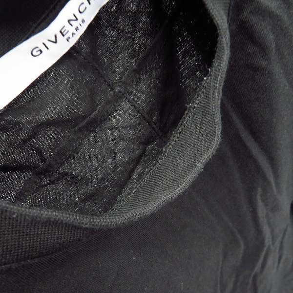 実際に弊社で買取させて頂いたGIVENCHY/ジバンシー 16SS レザーロゴワッペン半袖Tシャツ 16S 7221 651/Sの画像 6枚目