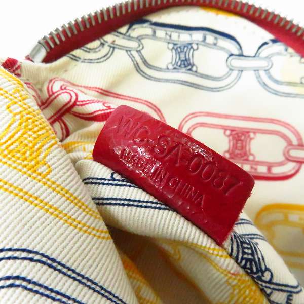 実際に弊社で買取させて頂いたCELINE/セリーヌ ブラゾン ロゴプレート エナメルポーチの画像 5枚目