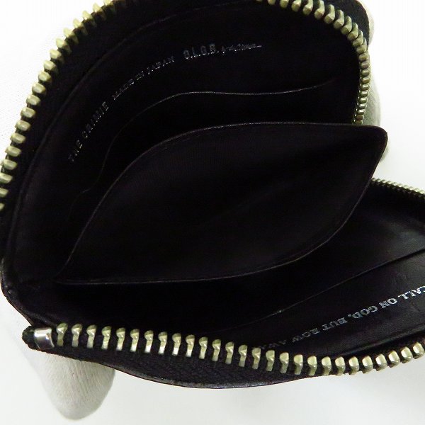 実際に弊社で買取させて頂いたTHE CRIMIE/クライミー レザー財布/ウォレット L字ファスナー スタッズの画像 3枚目