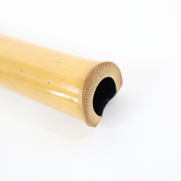 実際に弊社で買取させて頂いた【難あり】尺八 竹治 銘 銀三線 藤巻 琴古流 51.5cm 和楽器 ケース付きの画像 9枚目