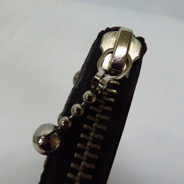 実際に弊社で買取させて頂いたTHE CRIMIE/クライミー レザー財布/ウォレット L字ファスナー スタッズの画像 8枚目