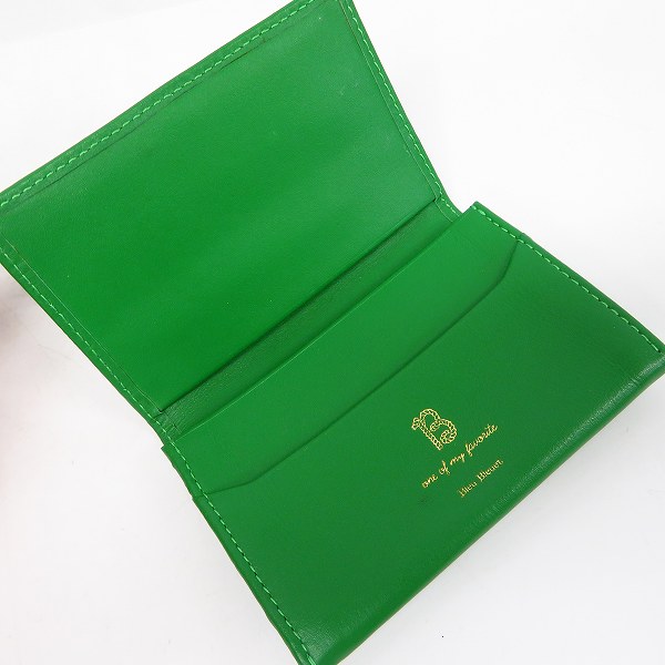 実際に弊社で買取させて頂いたBleu Bleuet/ブルーブルーエ レザーカードケース/パスケースの画像 3枚目