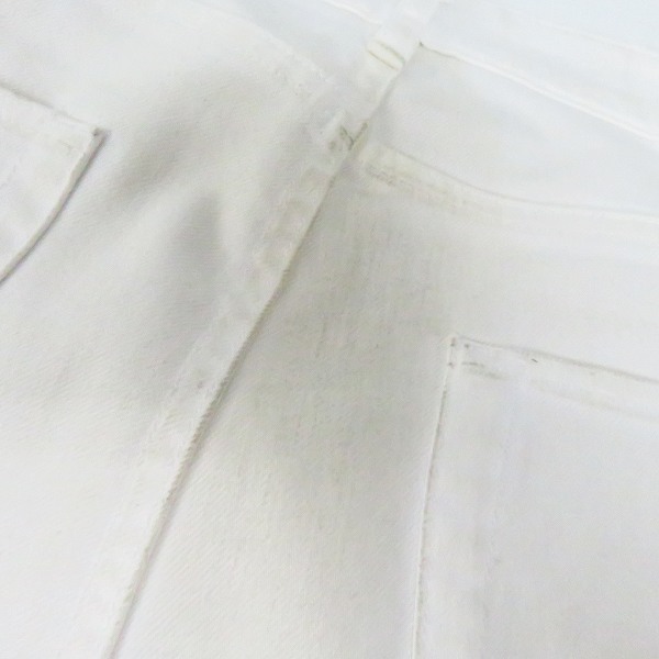 実際に弊社で買取させて頂いたBURBERRY London England/バーバリー ホワイトデニムパンツ/32の画像 7枚目