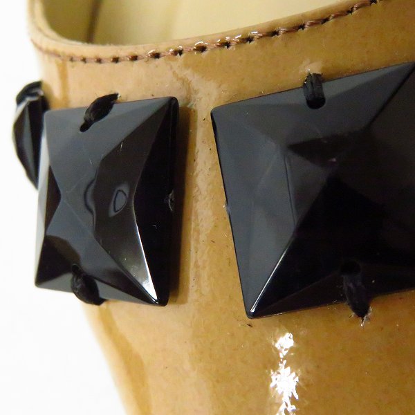 実際に弊社で買取させて頂いたJIMMY CHOO/ジミーチュウ オープントゥ パンプス/フラットシューズ ビジュー 36/2点セットの画像 5枚目