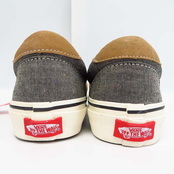 未使用】VANS/バンズ slip-on スリッポン グレー×ベージュ 