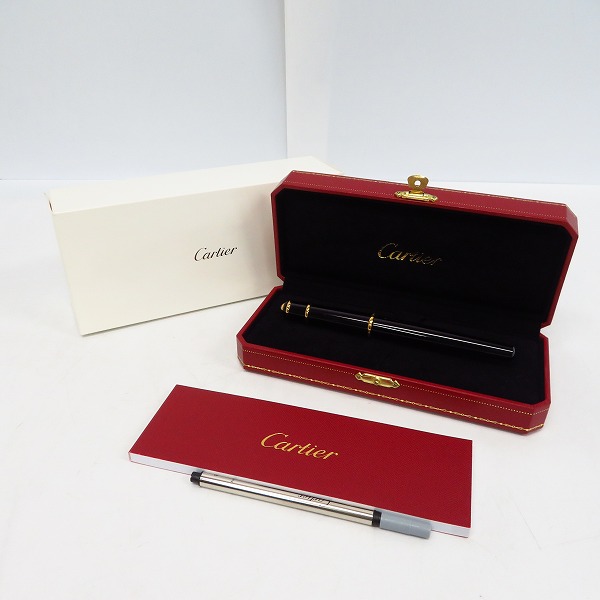 実際に弊社で買取させて頂いたCartier/カルティエ DIABOLO/ディアボロ ブラックコンポジット ボールペン 100045の画像 7枚目
