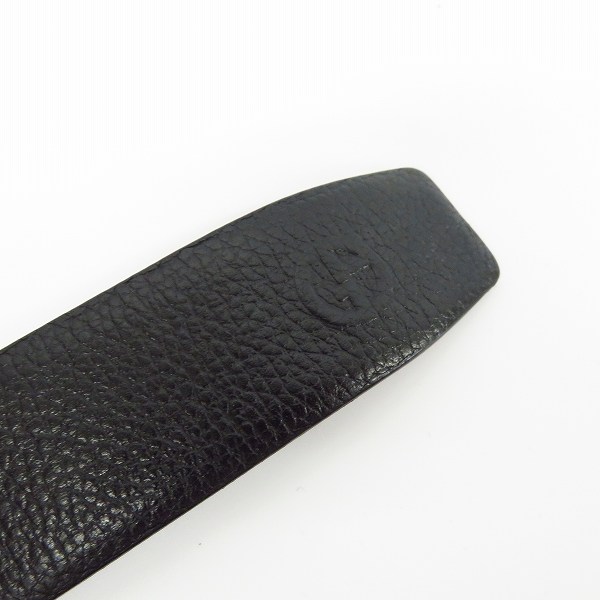 実際に弊社で買取させて頂いたGIORGIO ARMANI/ジョルジオアルマーニ ロゴレザーベルトの画像 3枚目