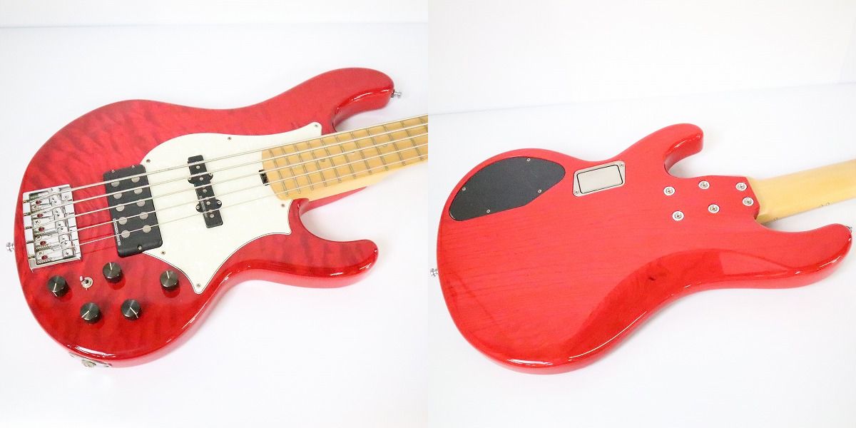 実際に弊社で買取させて頂いた★ESP/イーエスピー Bardic バーディック L’Arc～en～Ciel tetsuyaモデル 5弦 エレキベース 動作確認済みの画像 6枚目