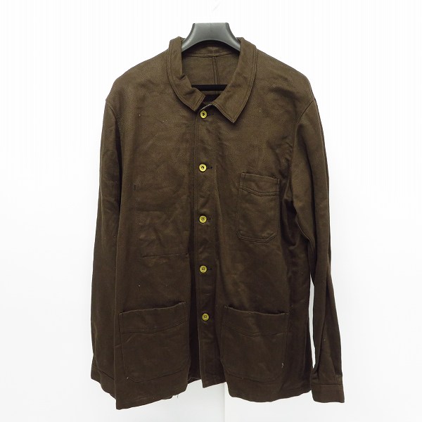実際に弊社で買取させて頂いたSUGAR CANE/シュガーケーン MISTER FREEDOM 15oz HERRINGBONE VESTE BELLEVILLE カバーオールジャケット SC14243/42